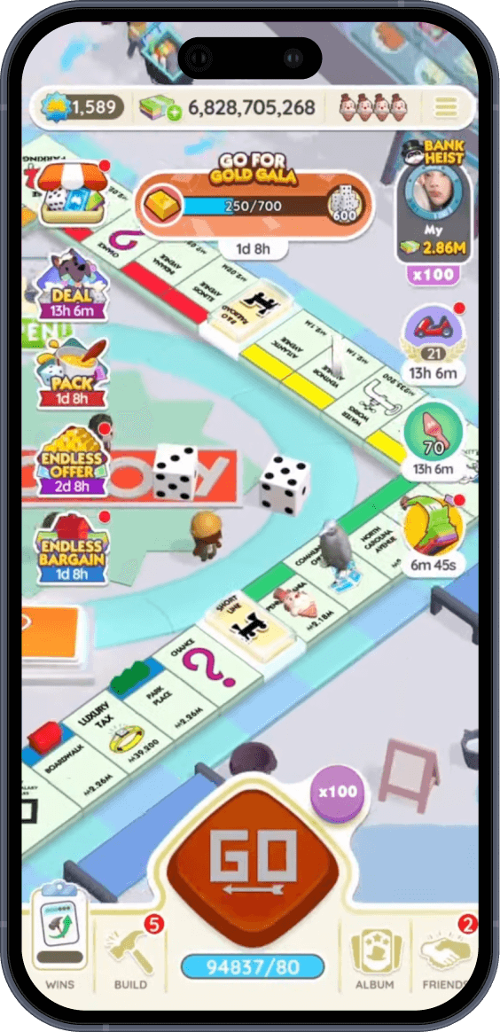 Savvy Games-Monopoly Go!-Gameplay